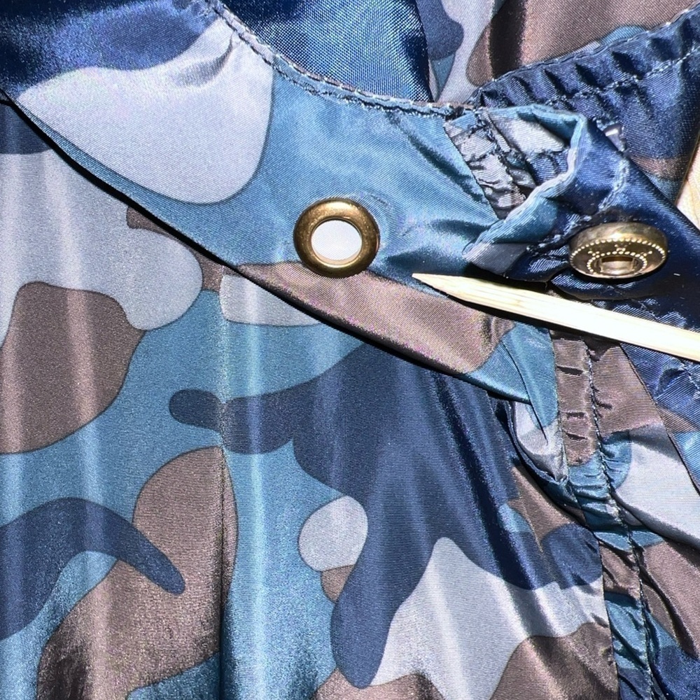Ci Sono Originals Camouflage Full Zip Jacket Womens Sz M Wind Breaker Pockets. - Picture 10 of 10